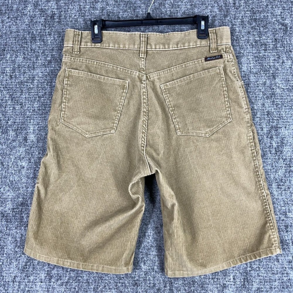 Hurley Shorts Mens 34 Corduroy Brown Skater Streetwear USA made - Picture 2 of 12